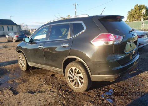 2016 Nissan Rogue Sl из США, поврежденный, VIN KNMAT2MV4GP722439